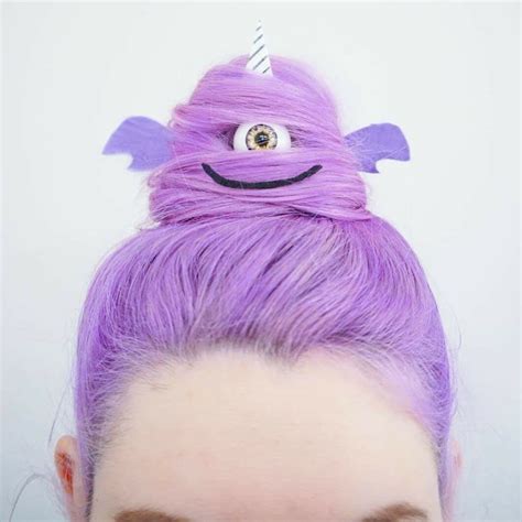 Monster Hair Idea Halloween Hair Crazy Hair Wacky Hair