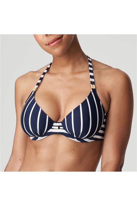 Bikini Azul Marino Con Aro Sin Relleno Unas Con Descuento Bikini Con