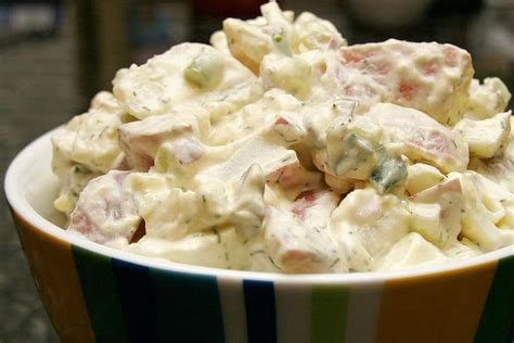 Red Potato Salad With Sour Cream And Dill Recipe Yummly Recipe Red Potato Salad Potatoe