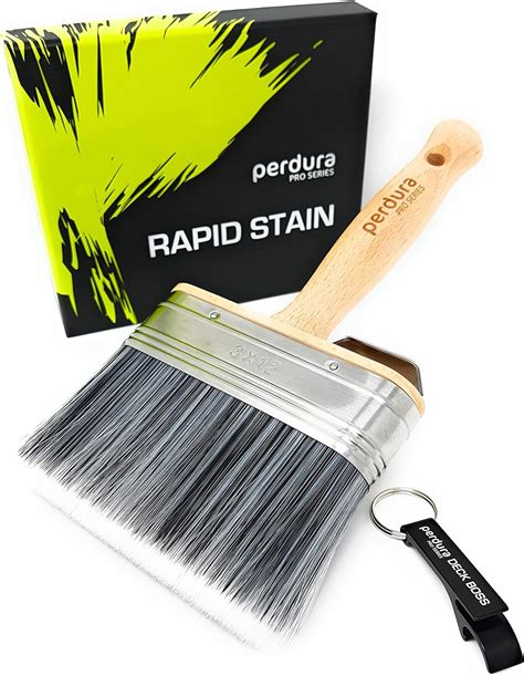 Perdura Rapid Stain Deck Stain Brush Fence Floor Applicator 5 Inch