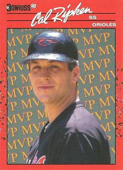 1990 Donruss Bonus MVP S BC 18 Cal Ripken Trading Card Database