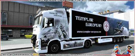 Ets Skin Combo Volvo Fh By Sanax Templar