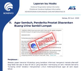 Daftar Isu Hoaks Juni Ppid Diskominfo Jateng