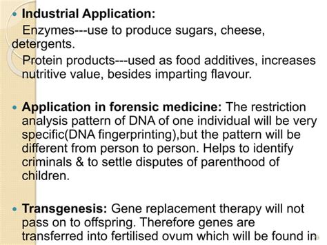 Recombinant Dna Technology Main Ppt Ppt