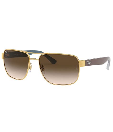 Ray Ban Mens 0rb3530 58mm Rectangle Sunglasses Dillards