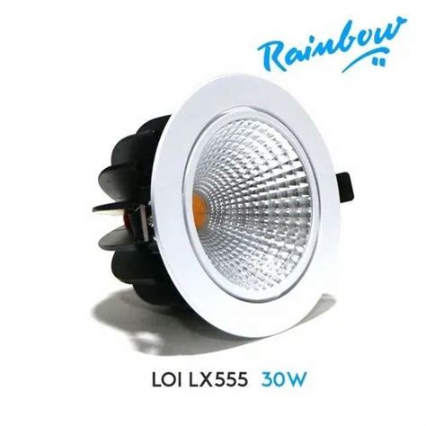 Rainbow Round W Cob Led Downlight Model Name Number Lx At