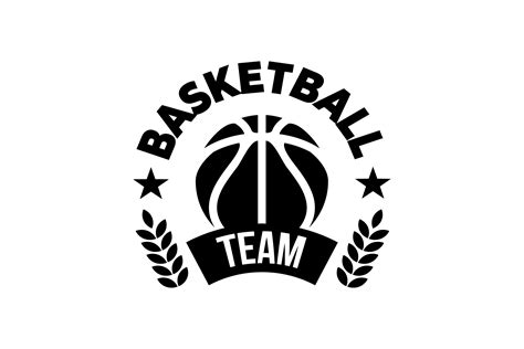 Black And White Logo Basketball 16 Graphic By Bhagawantastudio