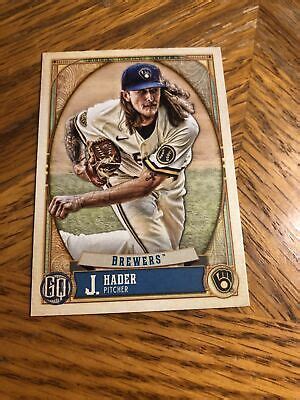 Josh Hader Topps Gypsy Queen Milwaukee Brewers Ebay