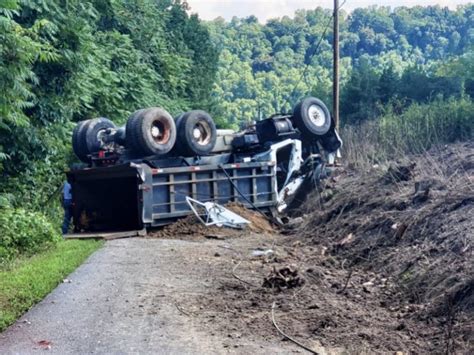 Dump Truck Driver Airlifted After Rollover Crash Saturday Wjle Radio