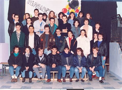 Photo de classe TG2 de 1988 Lycée Paul louis Courier Copains d avant