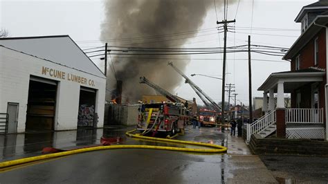 Crews Battle 3 Alarm Fire In Shippensburg