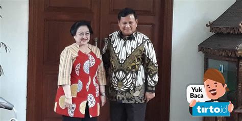 Pertemuan Megawati Prabowo Pdip Tergantung Hari Baik Bertemu