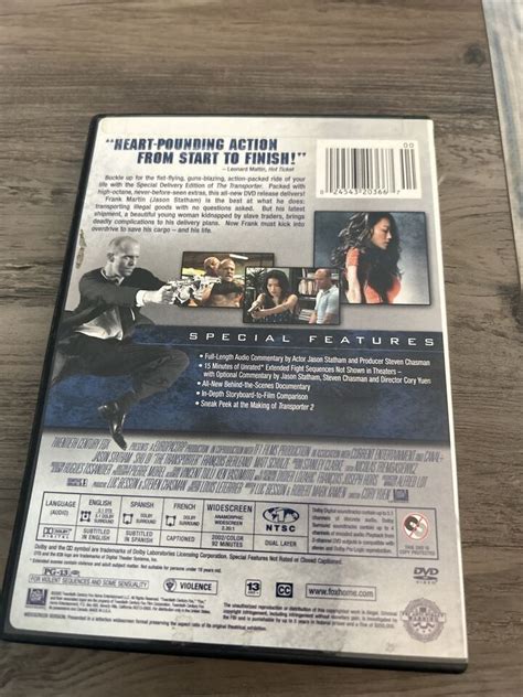 The Transporter Dvd Special Edition Ebay