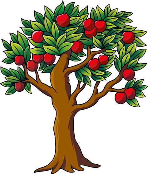 Apple Tree Clipart - Clip Art Apple Tree - Free Transparent PNG - Clip ...