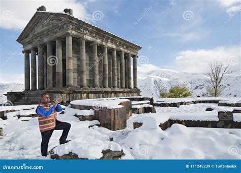 Duduk player in Armenia editorial stock image. Image of architecture ...