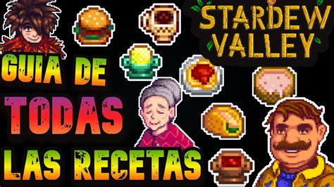 Guía de TODAS las Recetas de Cocina en Stardew Valley 1 5 YouTube