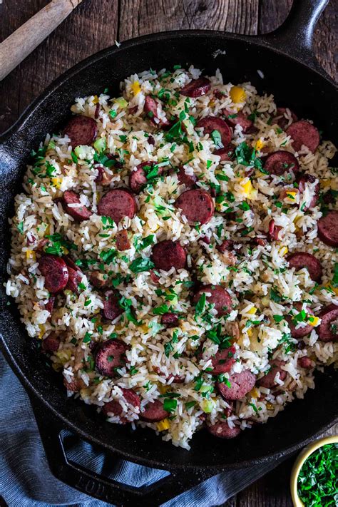 Dirty Rice With Smoked Sausage And Bacon Olivias Cuisine