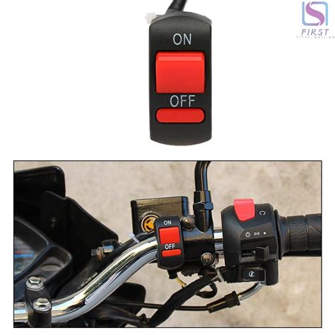 F M Universal Motorcycle Atv Bike Handlebar Light Switch On Off