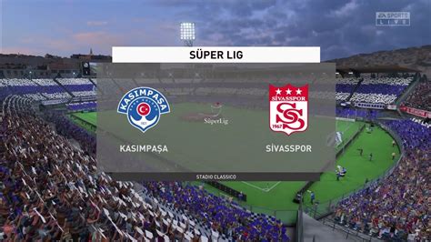 FIFA 23 Kasimpașa vs Sivasspor Süper Lig Gameplay YouTube