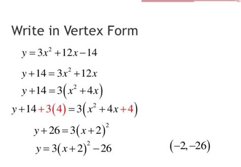 √100以上 y=x^2 4x 3 in vertex form 305351-Y=x^2+4x+3 in vertex form ...