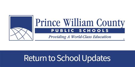 Prince William County Public Schools Return to School Updates