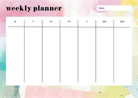 Free Weekly Planner Printables — 23 Designs To Choose From