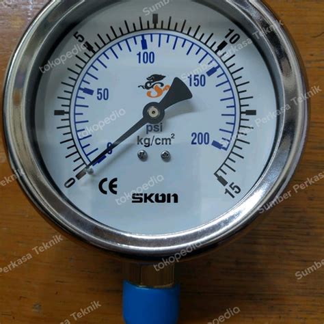 Jual Pressure Gauge Skon Raket Inch Kg Psi Jakarta