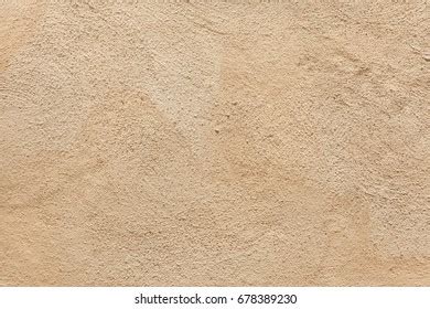 Beige Painted Stucco Wall Background Texture Stock Photo 678389230