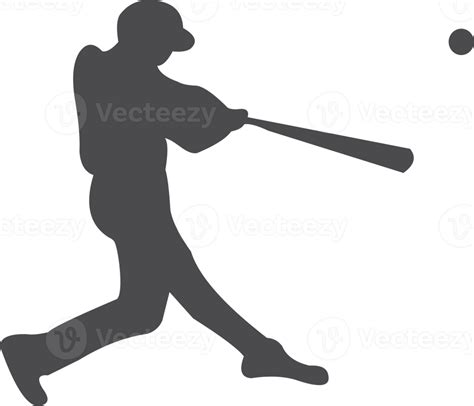 Baseball player silhouette PNG 22102686 PNG