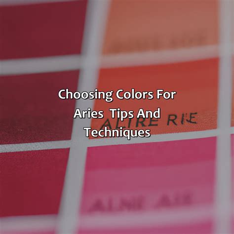 What Color Is Aries - colorscombo.com