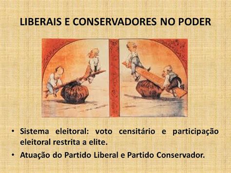 BLOCO II HISTÓRIA LIBERAIS E CONSERVADORES NO PODER