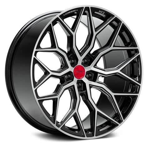 Vossen Hf Wheels Gloss Black With Brushed Face Rims