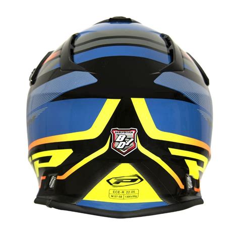 CASQUE CROSS ADULTE PROGRIP 3180 BLEU PETROLE XS P2R