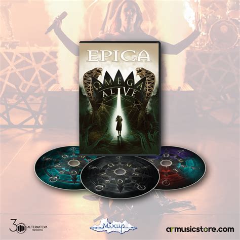 EPICA OMEGA ALIVE 2 CDS DVD AR Music Store