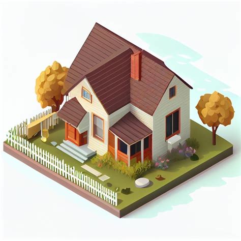 Isometric House Building Pictures