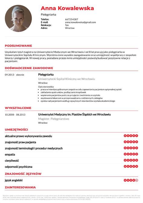 Puste CV do wypełnienia PDF Ciekawe CV