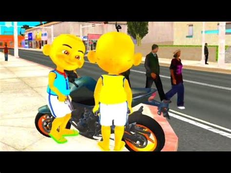 Upin Ipin Pakai Motor Yamaha Mt Youtube