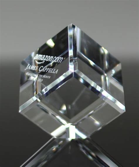 Picture of Crystal Cube Paperweight