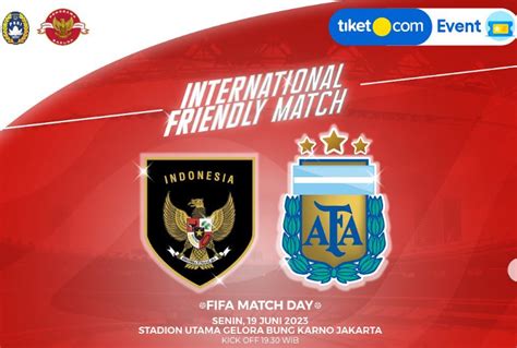 Ini Cara Beli Tiket Timnas Indonesia Vs Argentina Nasaba BRI