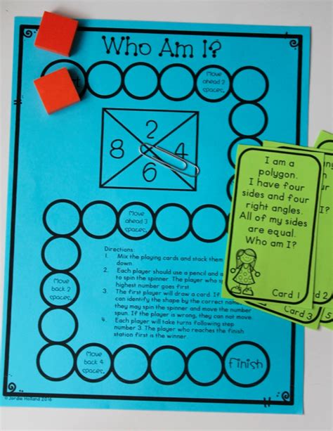 Fun Geometry Game Covers Common Polygons And Quadrilaterals Math