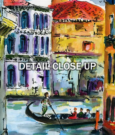 Venice Canals Paintings of Italy Watercolors and Ink