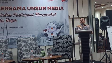 Kpu Kota Bogor Ajak Unsur Media Sosialisasikan Pemilu Lead Co Id