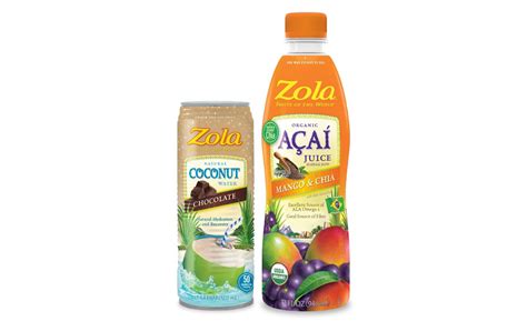 Zola Launches Chocolate Coconut Water Acai With Mango And Chia 2016