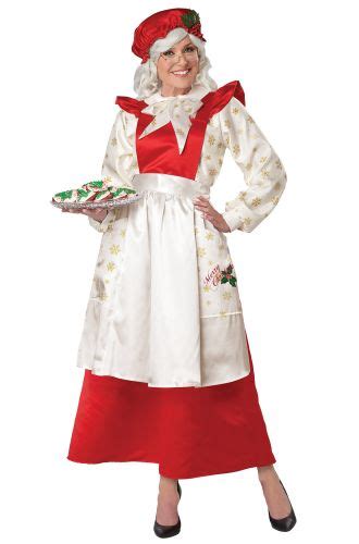 Deluxe Mrs Claus Adult Costume