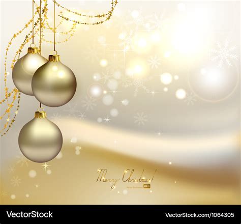 Elegant Christmas Background Royalty Free Vector Image