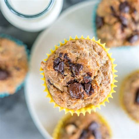 Healthy Banana Zucchini Wholemeal Muffins Low Sugar Recipe