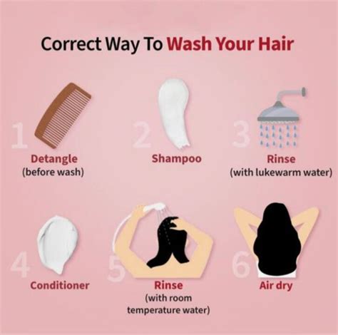 How To Wash Your Hair Correctly? (Infographic)