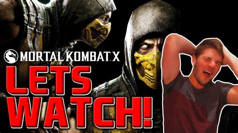 Lets Watch Mortal Kombat X Fatalities Reaction Video Youtube