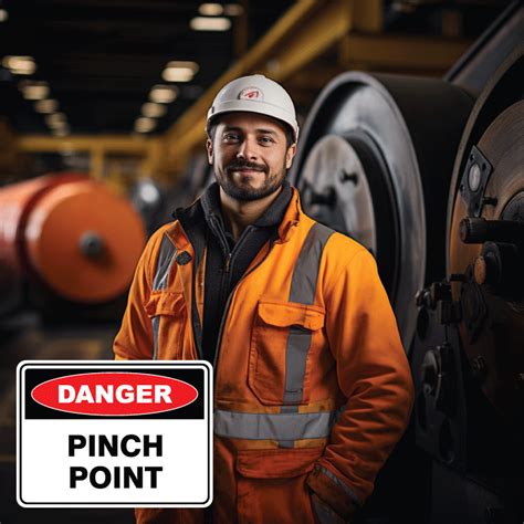 Pinch Point - Safety Signage