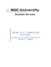 Tarea 3 1 docx NUC University Jose G González Díaz Núm Est